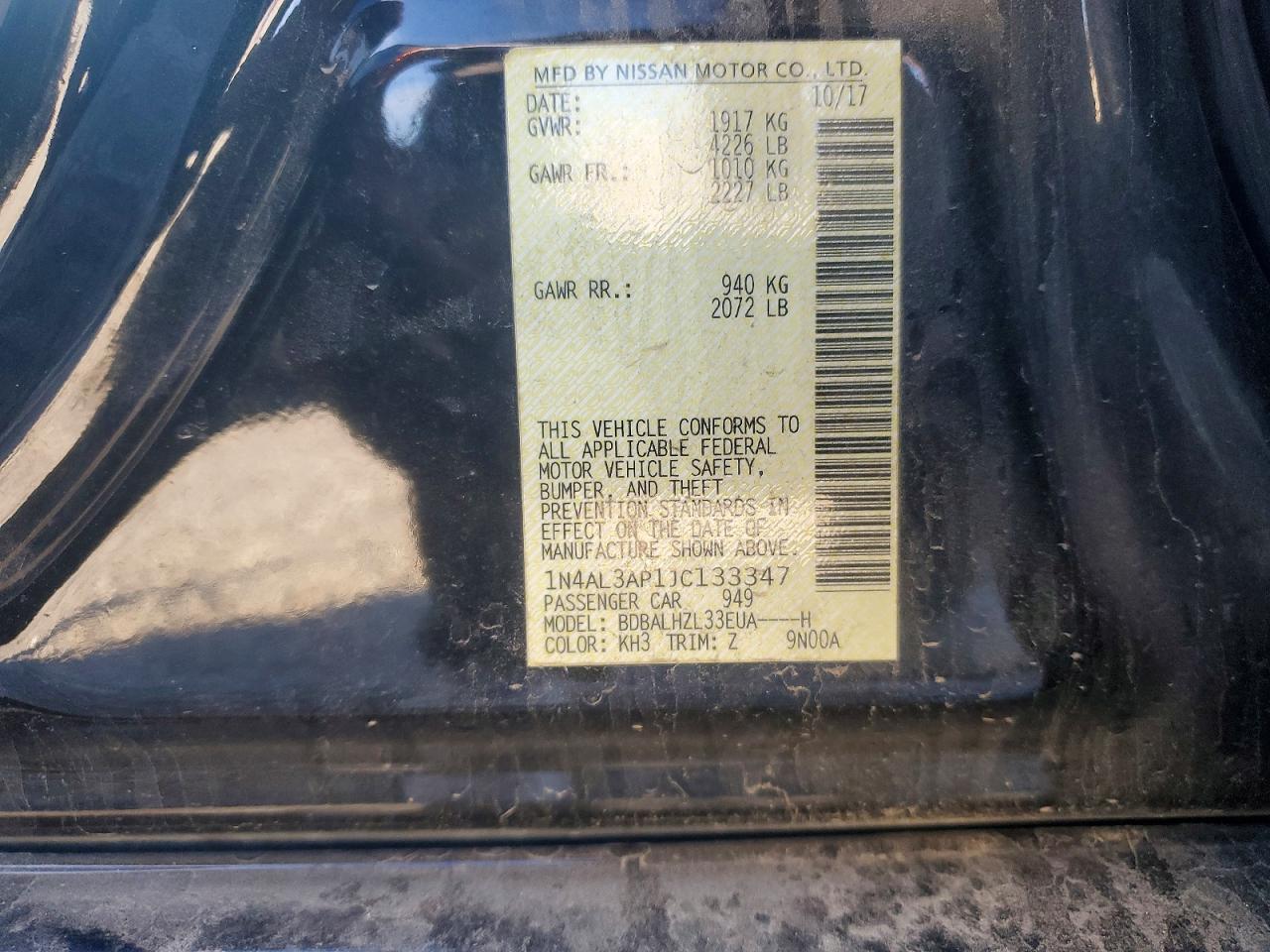 2018 Nissan Altima 2.5 - zdjęcie 13