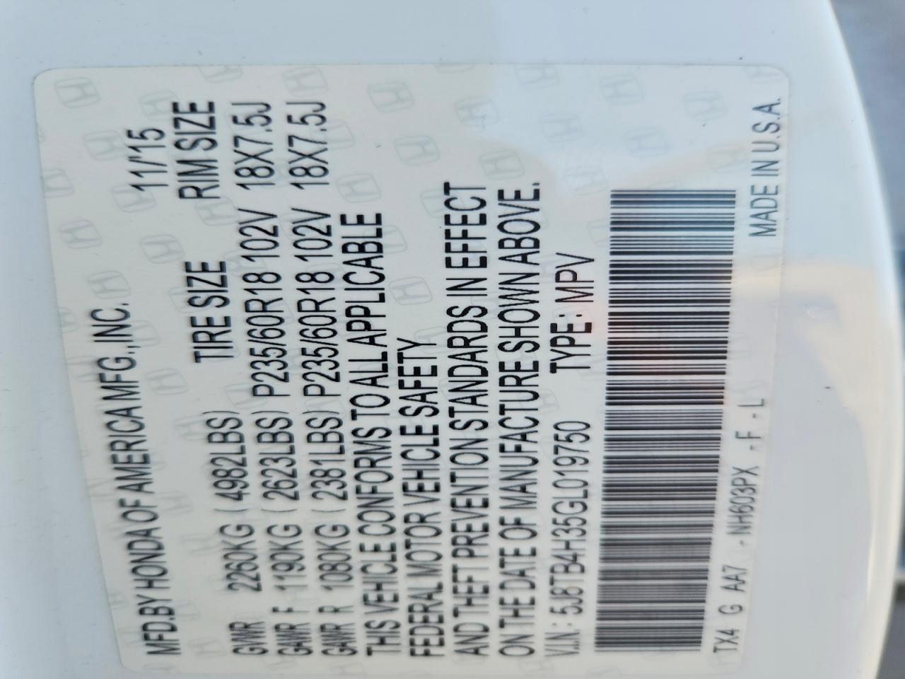 2016 Acura Rdx - zdjęcie 12