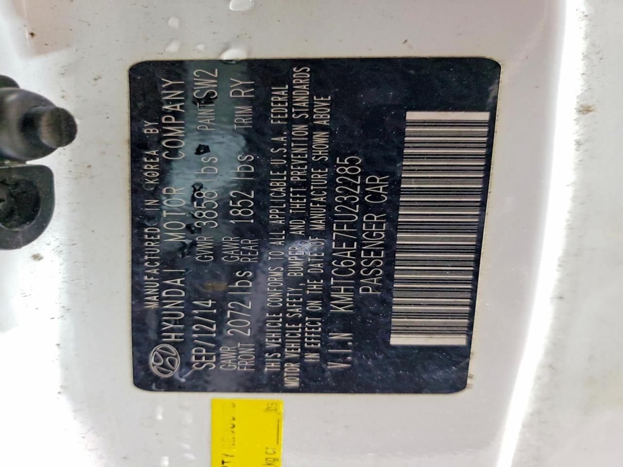 2015 Hyundai Veloster Turbo - zdjęcie 13