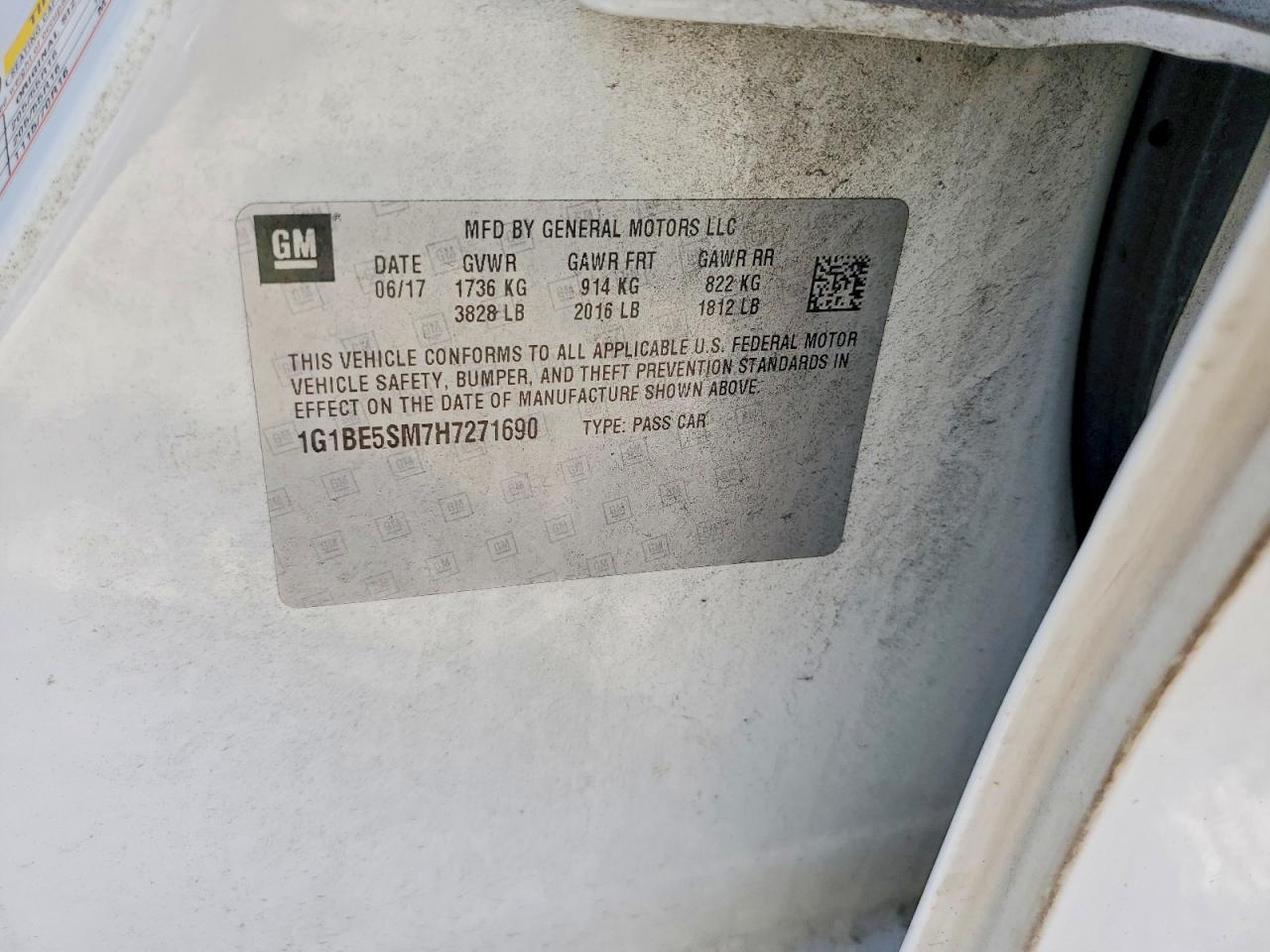 2017 Chevrolet Cruze Lt - zdjęcie 12