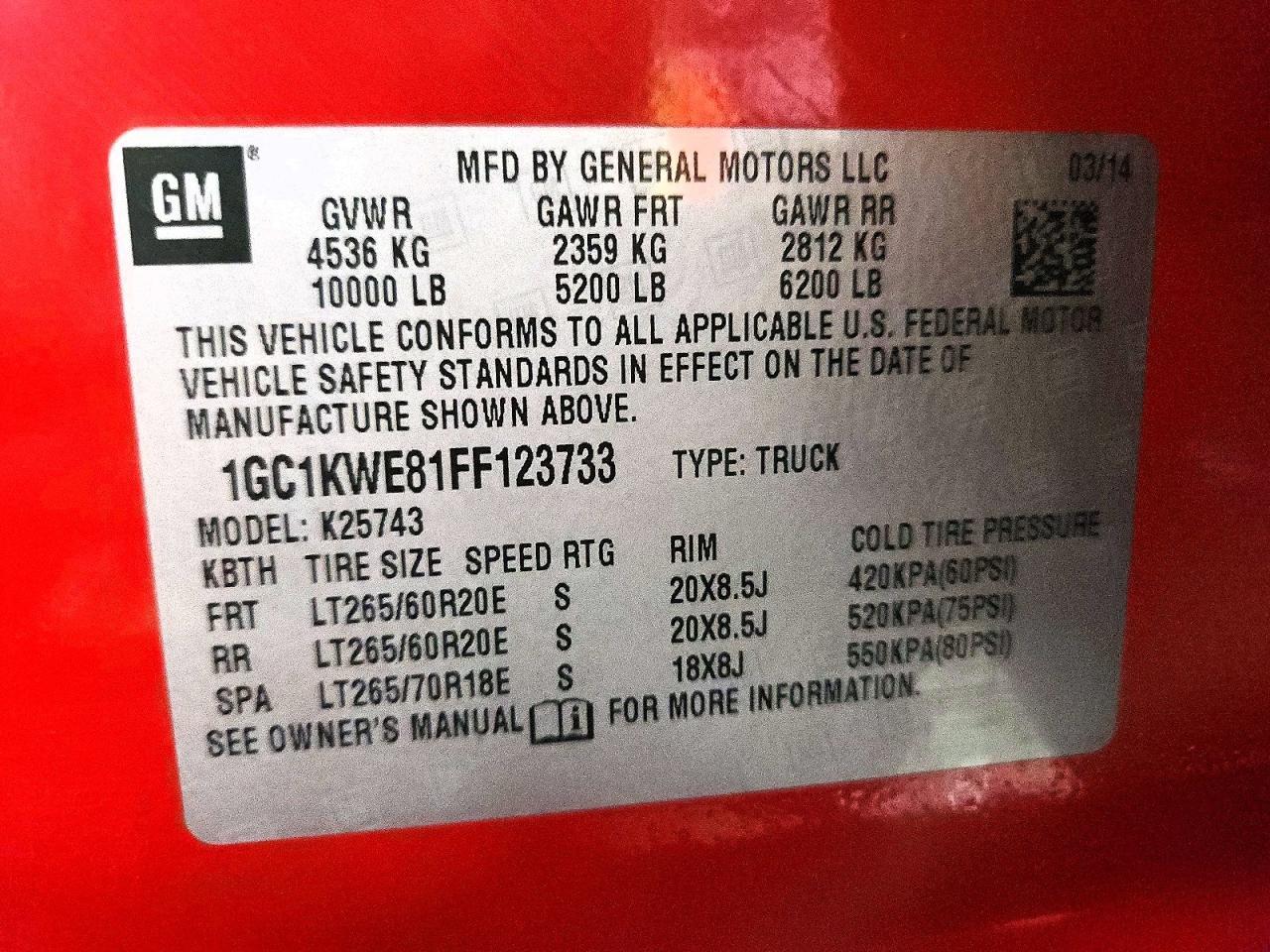 2015 Chevrolet Silverado K2500 Heavy Duty Ltz - zdjęcie 12