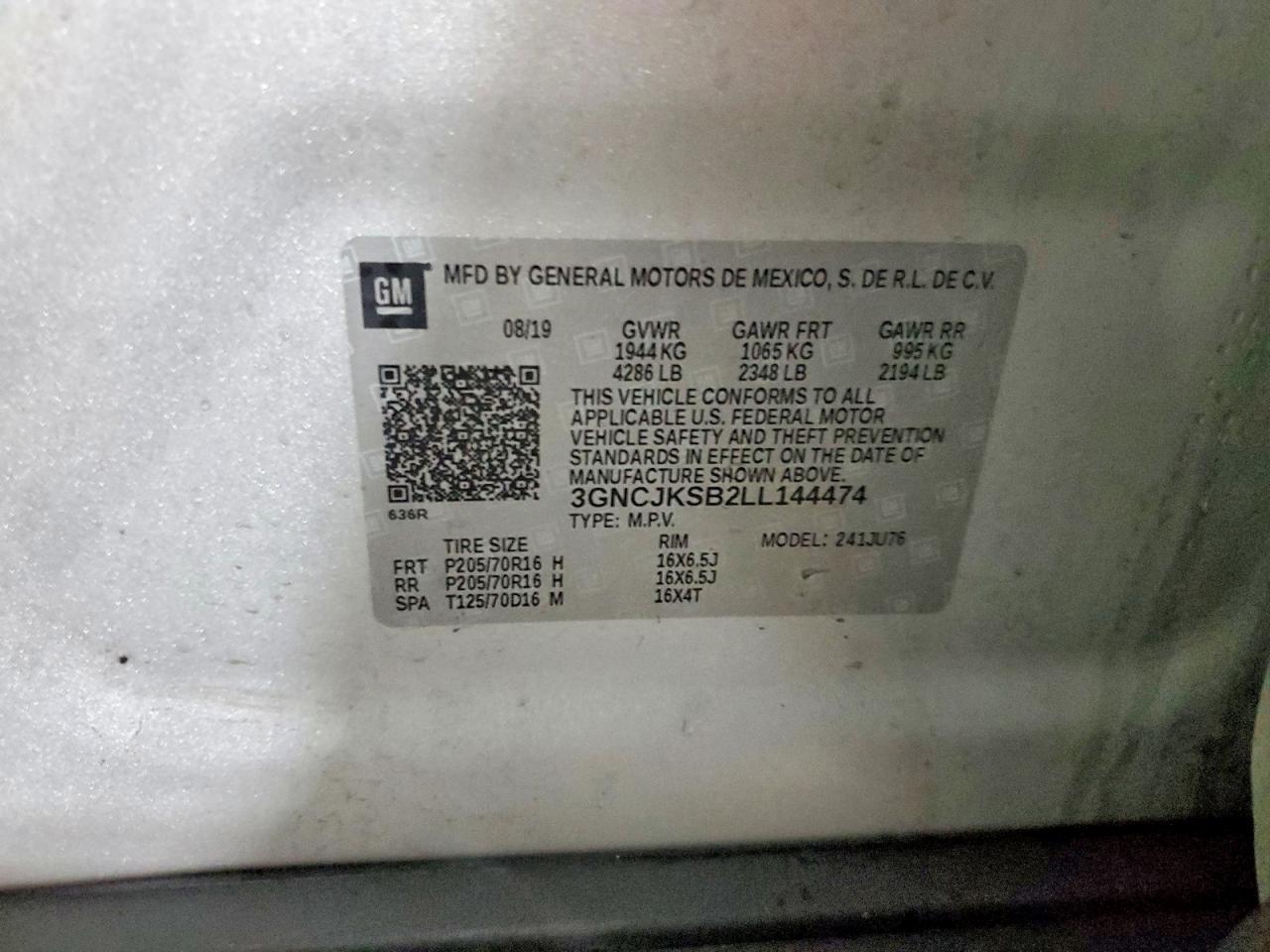 2020 Chevrolet Trax Ls - zdjęcie 13