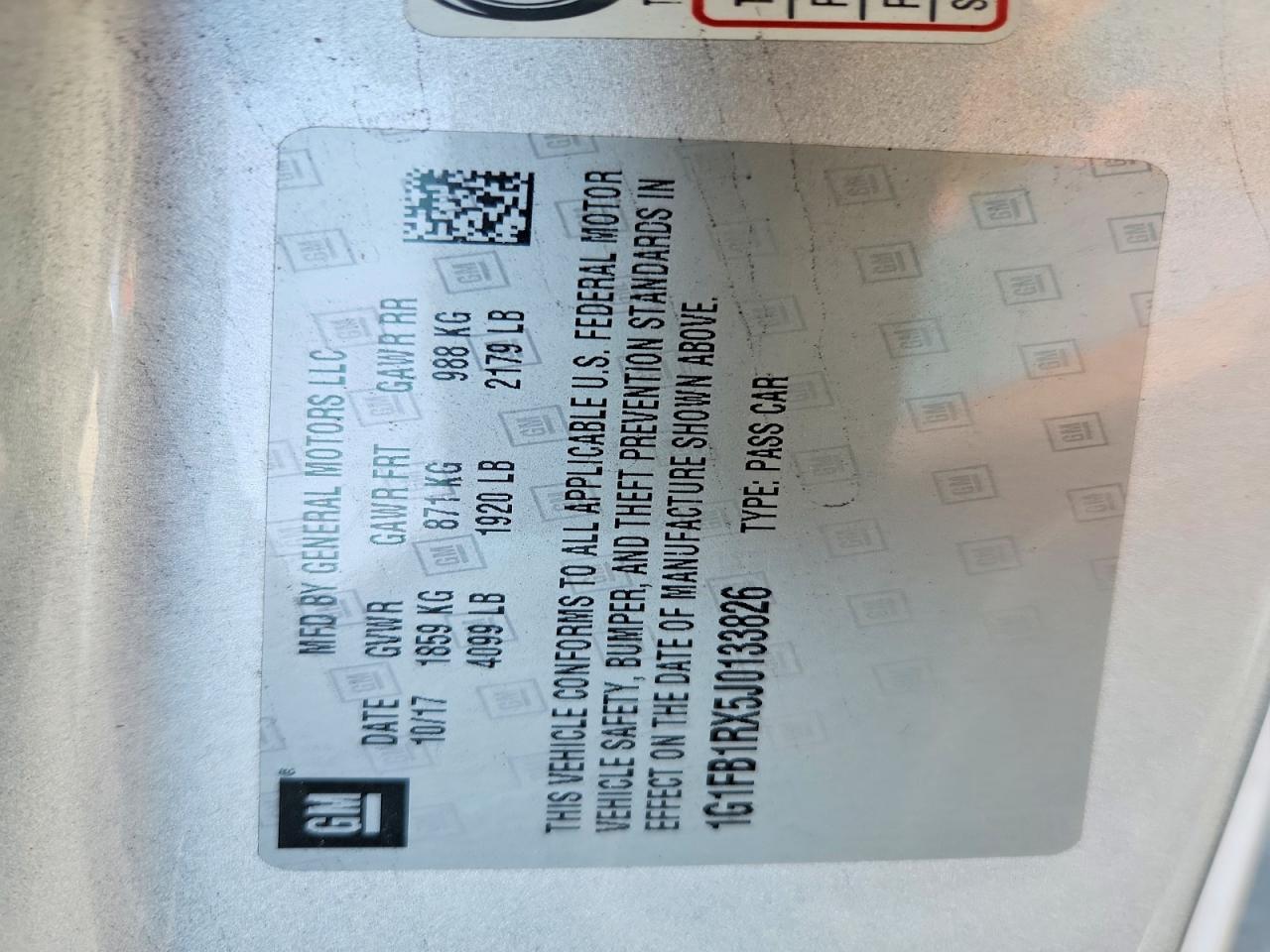 2018 Chevrolet Camaro Lt - zdjęcie 13