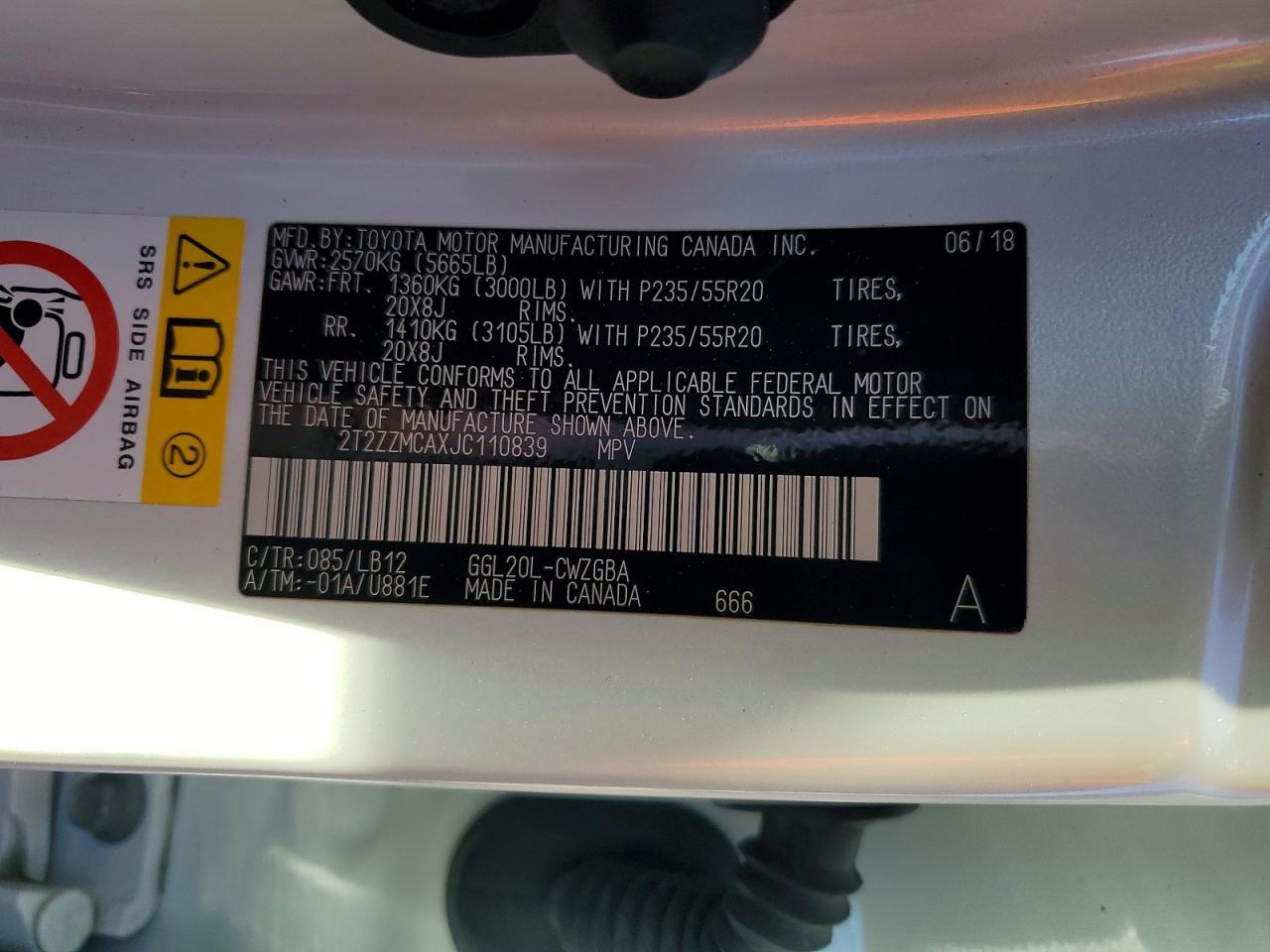 2018 Lexus Rx 350 Base - zdjęcie 13