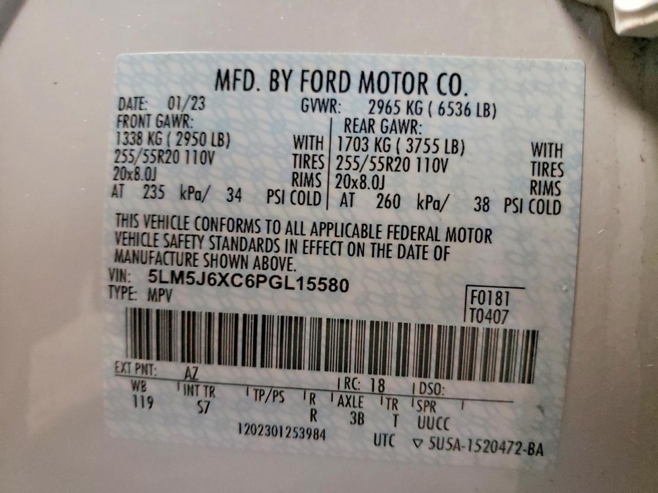 2023 Lincoln Townhouse Aviator - zdjęcie 13