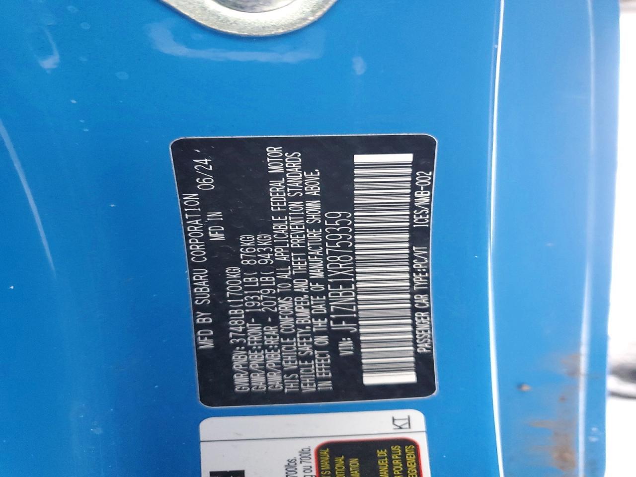 2024 Toyota Gr 86 Premium - zdjęcie 12