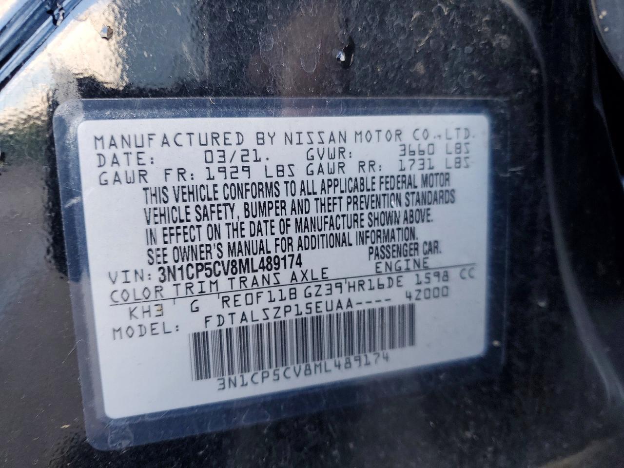 2021 Nissan Kicks Sv - zdjęcie 12