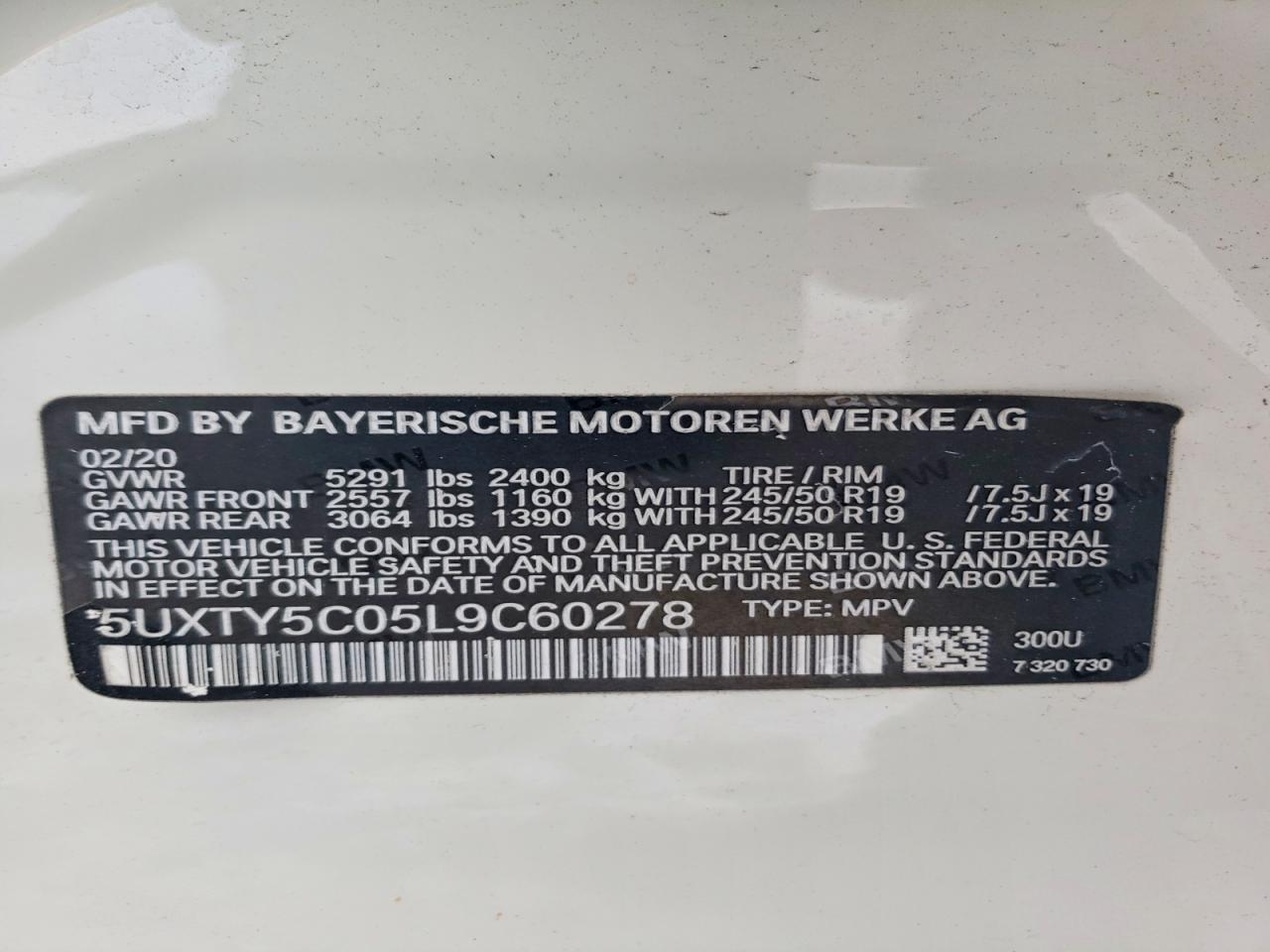2020 BMW X3 xDrive30I - zdjęcie 13
