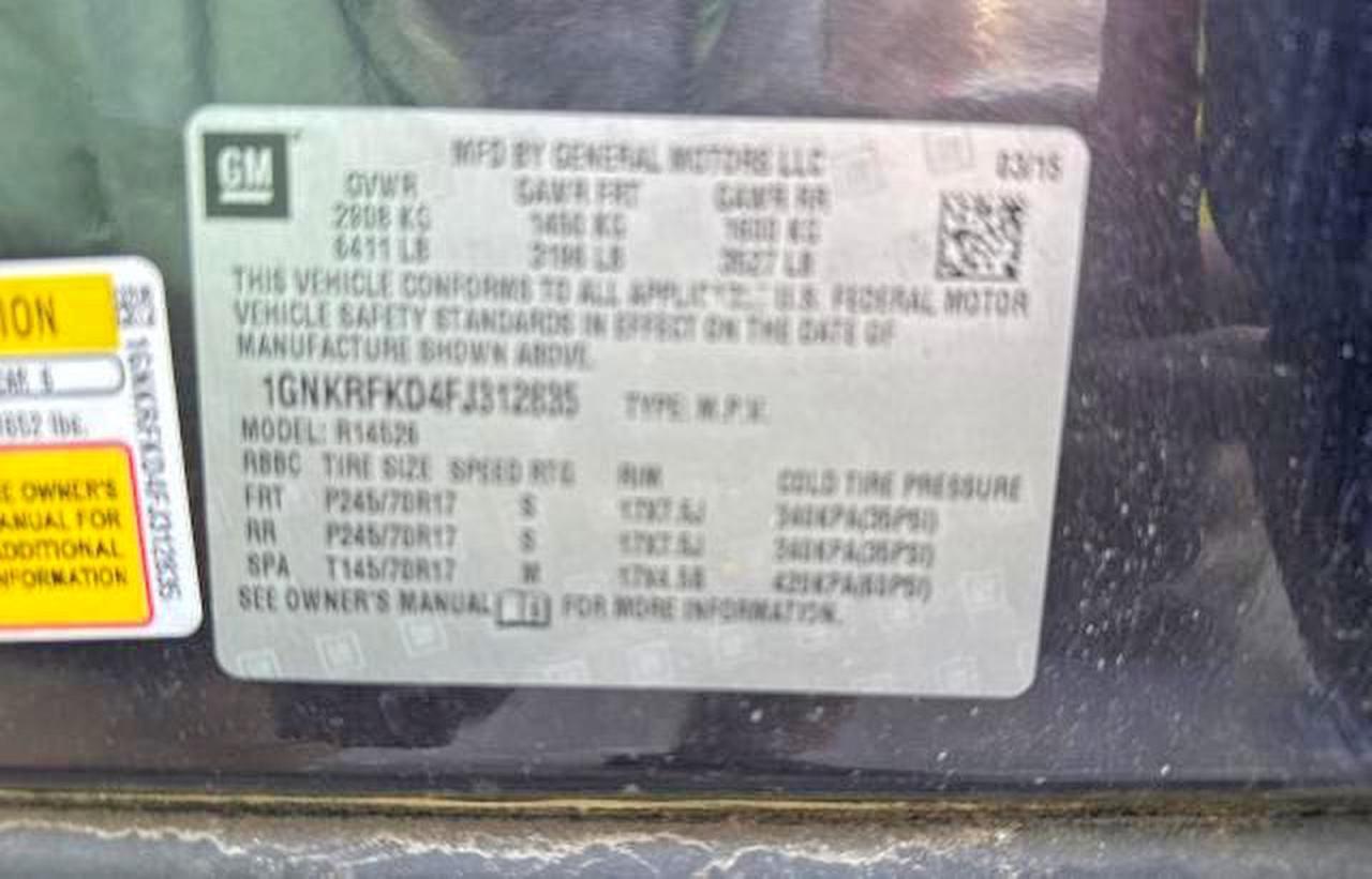 2015 Chevrolet Traverse Ls - zdjęcie 10