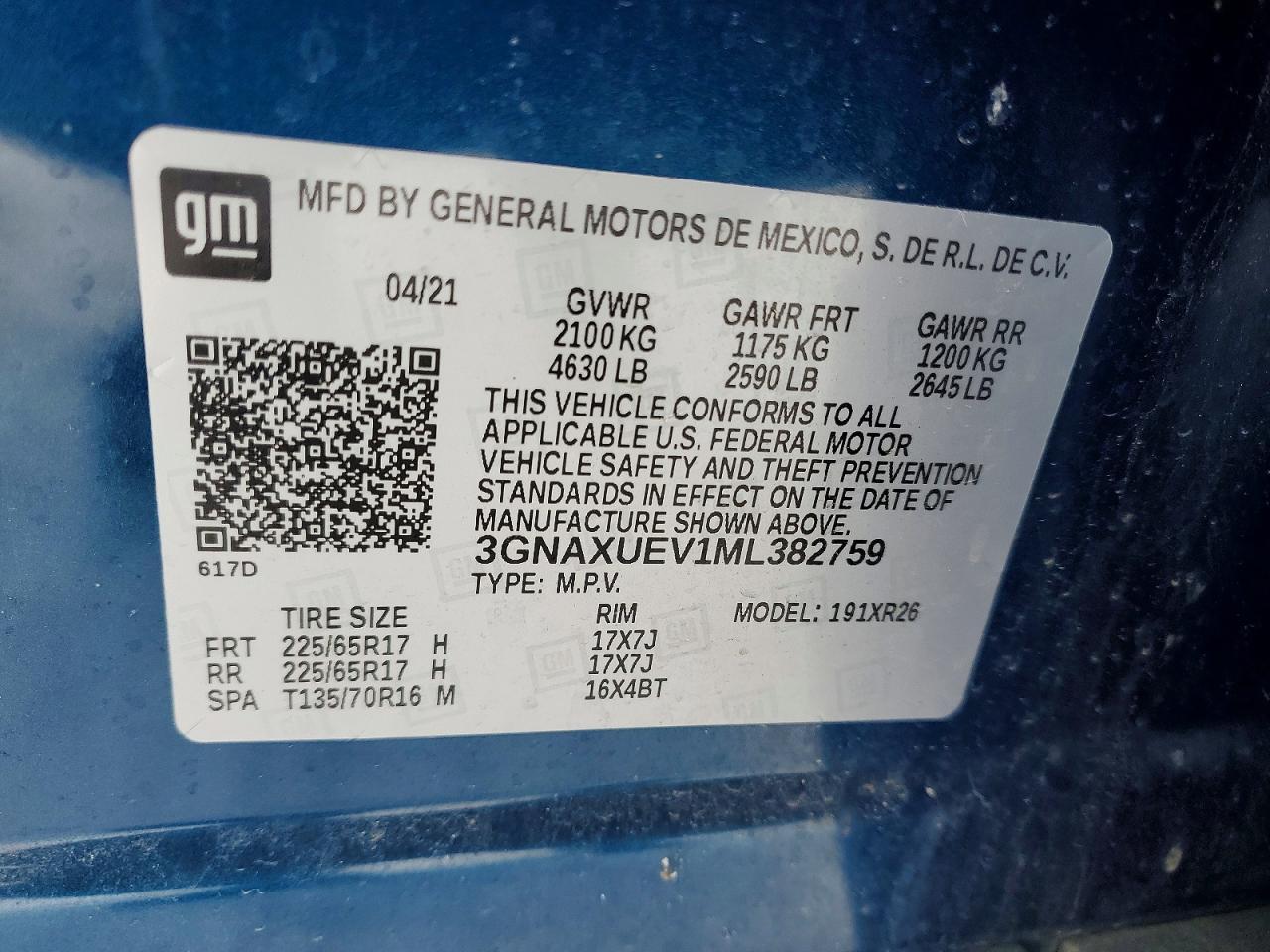 2021 Chevrolet Equinox Lt - zdjęcie 13