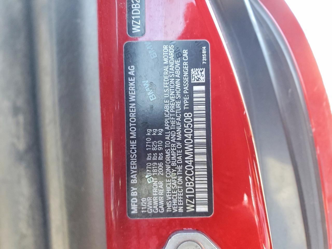 2021 Toyota Gr Supra 2.0 - zdjęcie 12