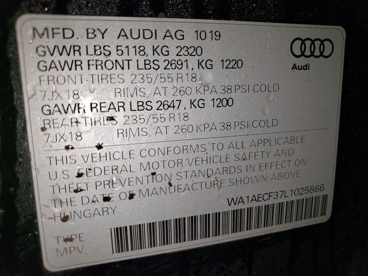 2020 Audi Q3 Premium - zdjęcie 13