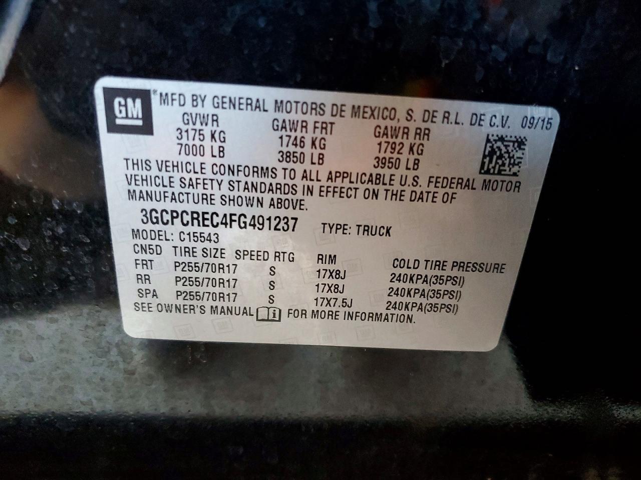 2015 Chevrolet Silverado C1500 Lt - zdjęcie 12