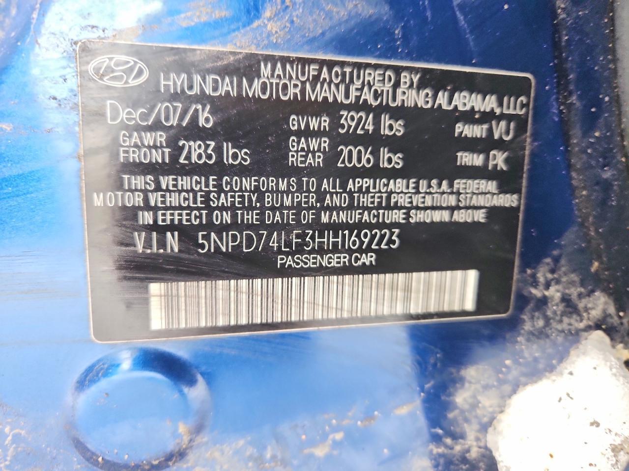 2017 Hyundai Elantra Se - zdjęcie 12