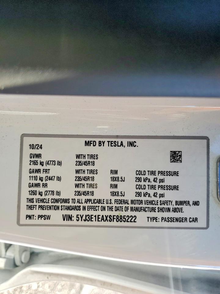 2025 Tesla Model 3 - zdjęcie 12