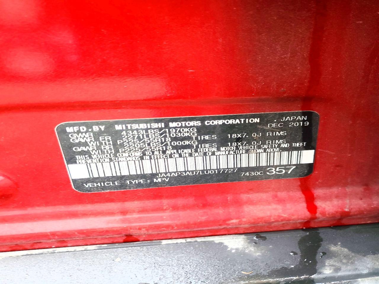 2020 Mitsubishi Outlander Sport Es - zdjęcie 13