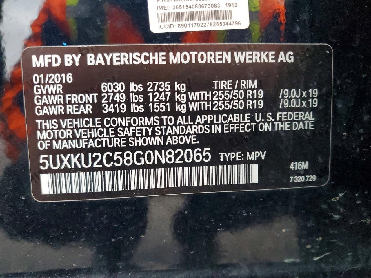 2016 BMW X6 xDrive35I - zdjęcie 14