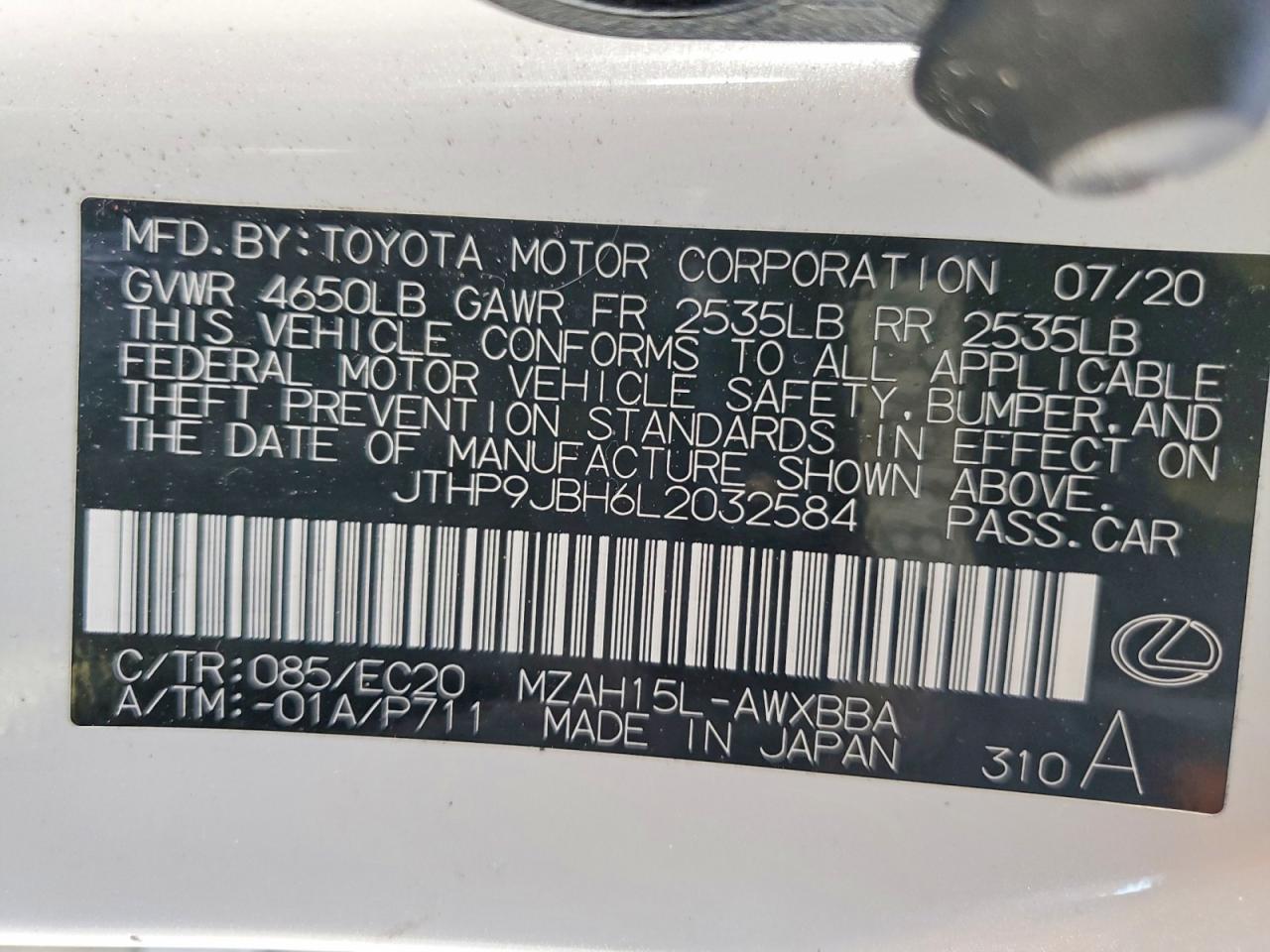 2020 Lexus Ux 250H - zdjęcie 12