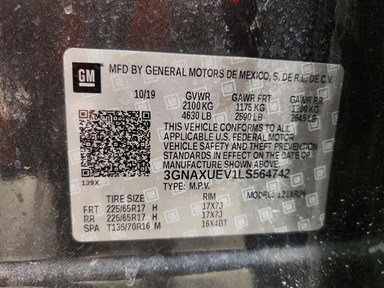 2020 Chevrolet Equinox Lt - zdjęcie 12