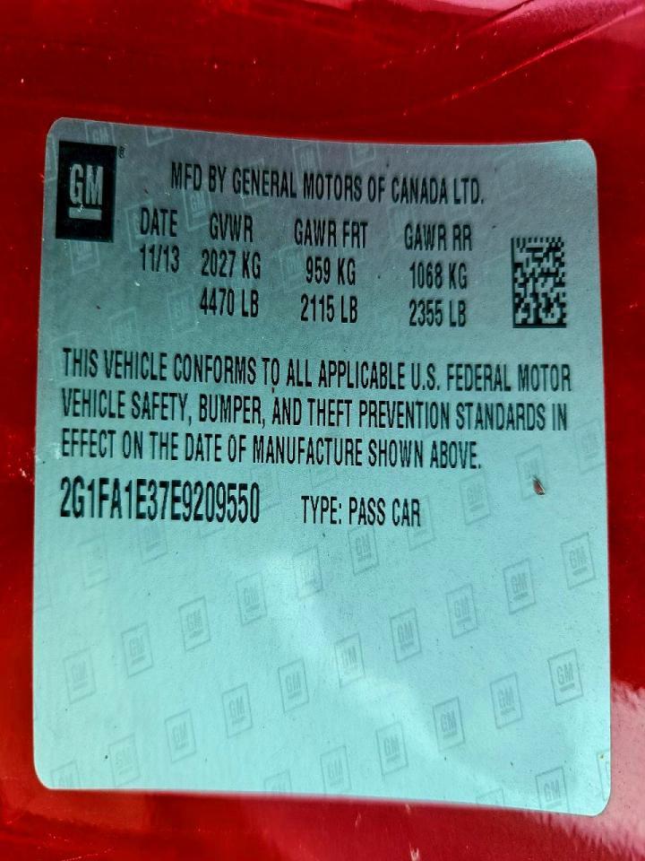 2014 Chevrolet Camaro Ls - zdjęcie 12