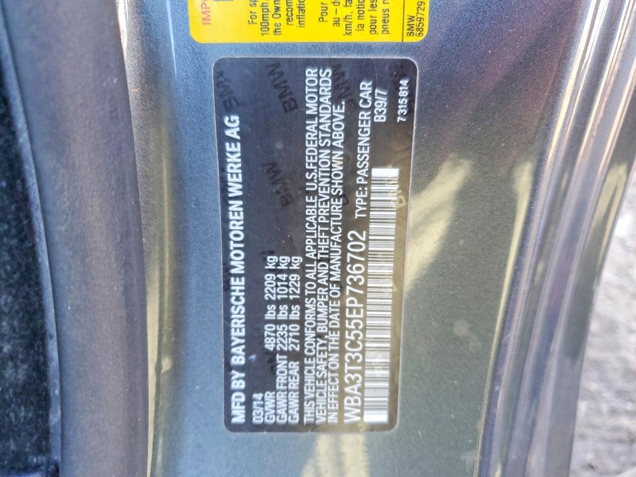 2014 BMW 435 I - zdjęcie 12