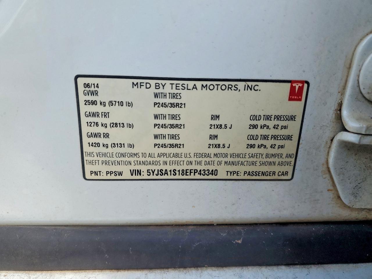 2014 Tesla Model S - zdjęcie 12