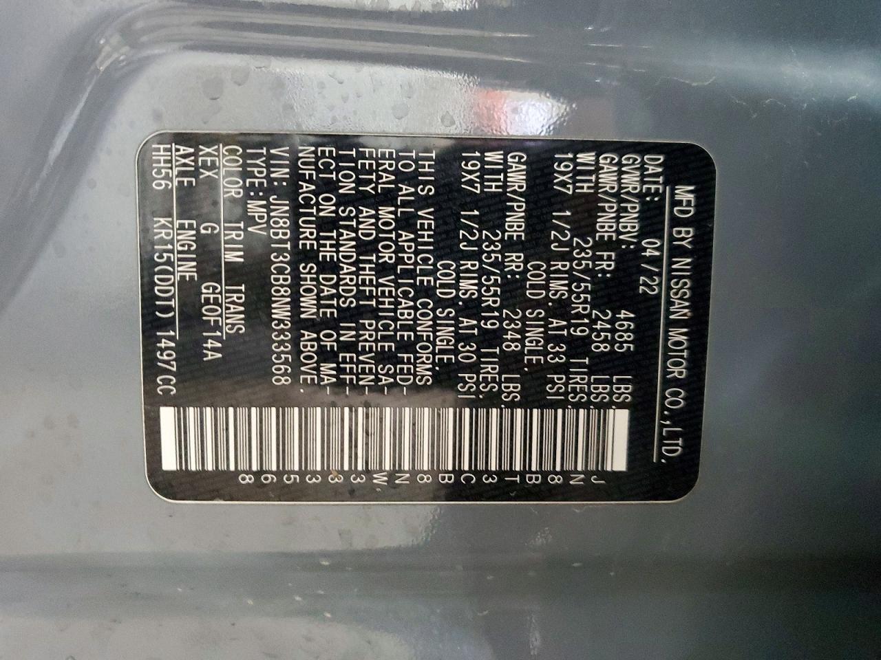 2022 Nissan Rogue Sl - zdjęcie 13