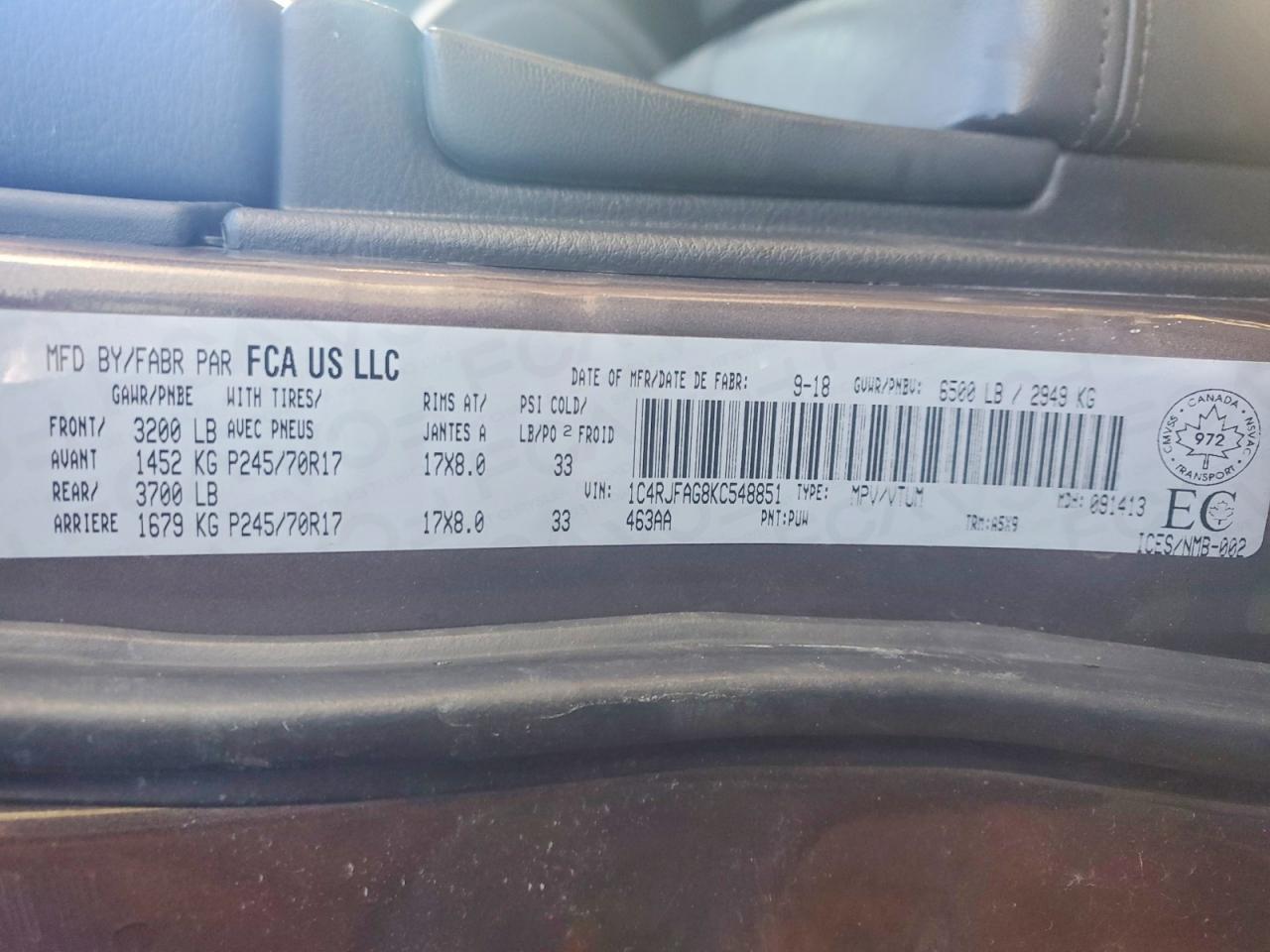 2019 Jeep Grand Cherokee Laredo - zdjęcie 14