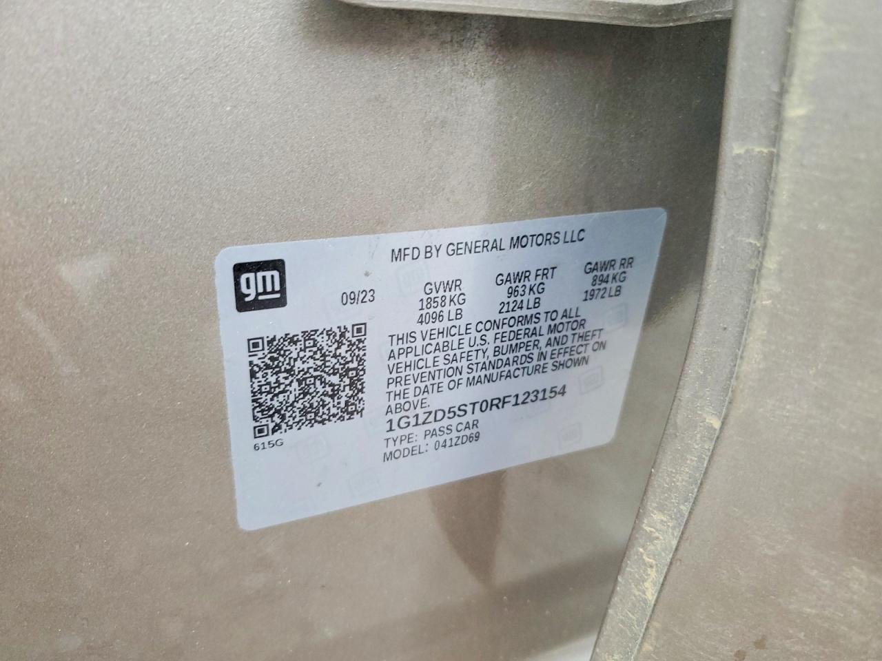 2024 Chevrolet Malibu Lt - zdjęcie 12