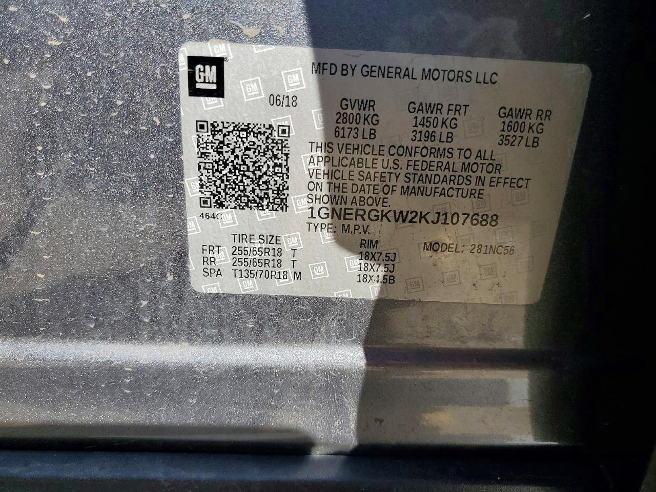 2019 Chevrolet Traverse Lt - zdjęcie 14