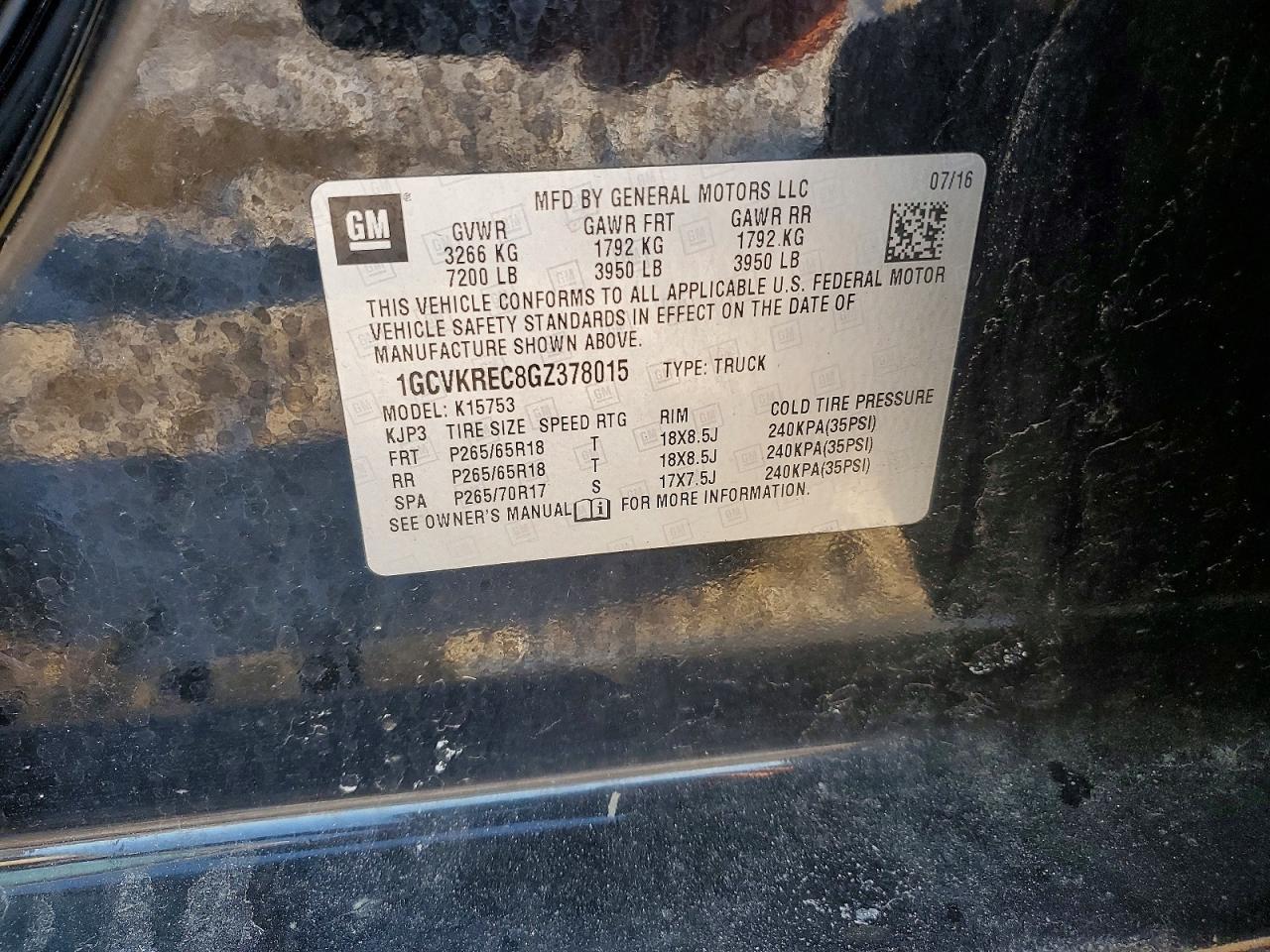 2016 Chevrolet Silverado K1500 Lt - zdjęcie 12