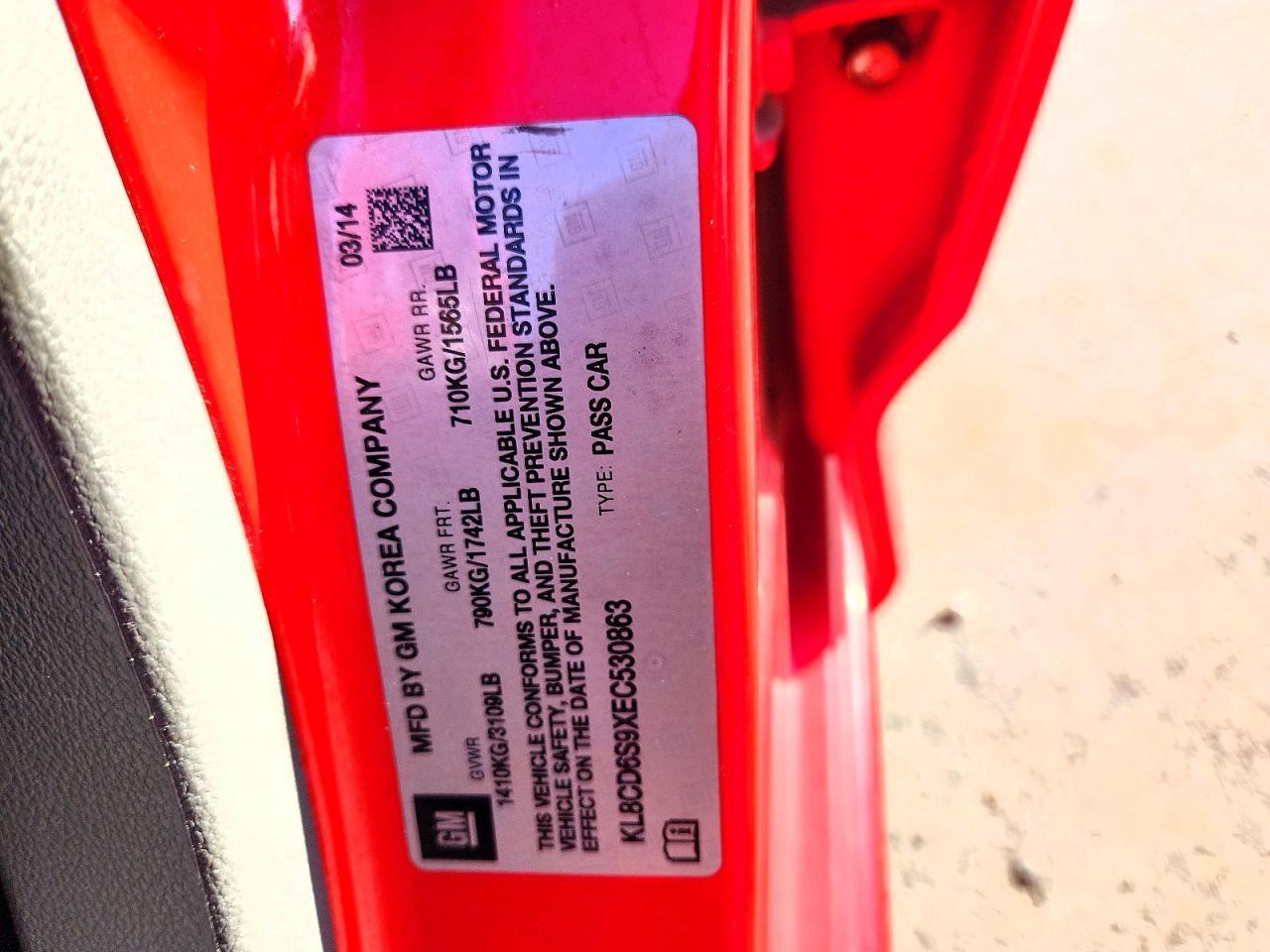 2014 Chevrolet Spark 1Lt - zdjęcie 13