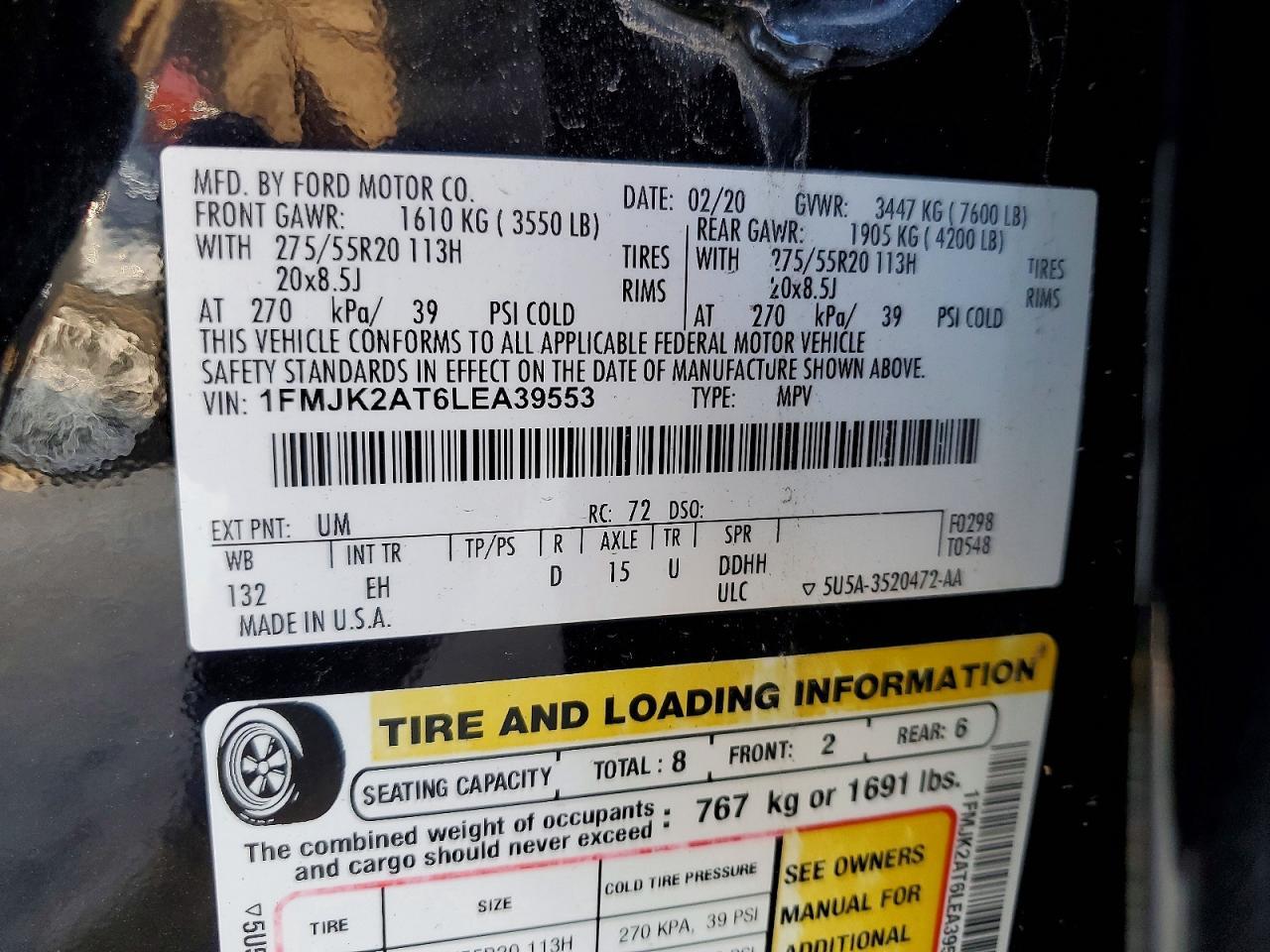 2020 Ford Expedition Max Limited - zdjęcie 13