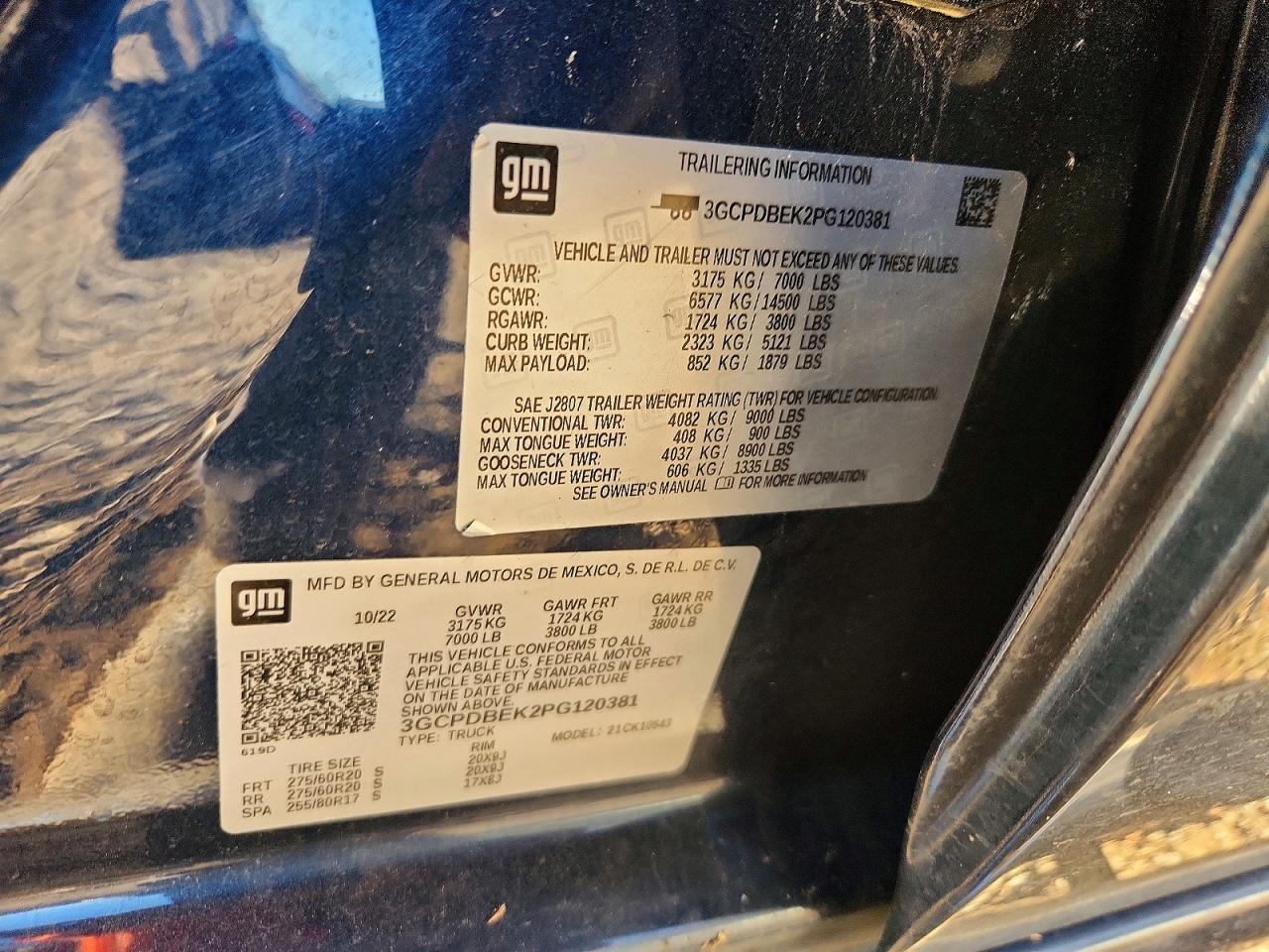 2023 Chevrolet Silverado K1500 Custom - zdjęcie 12