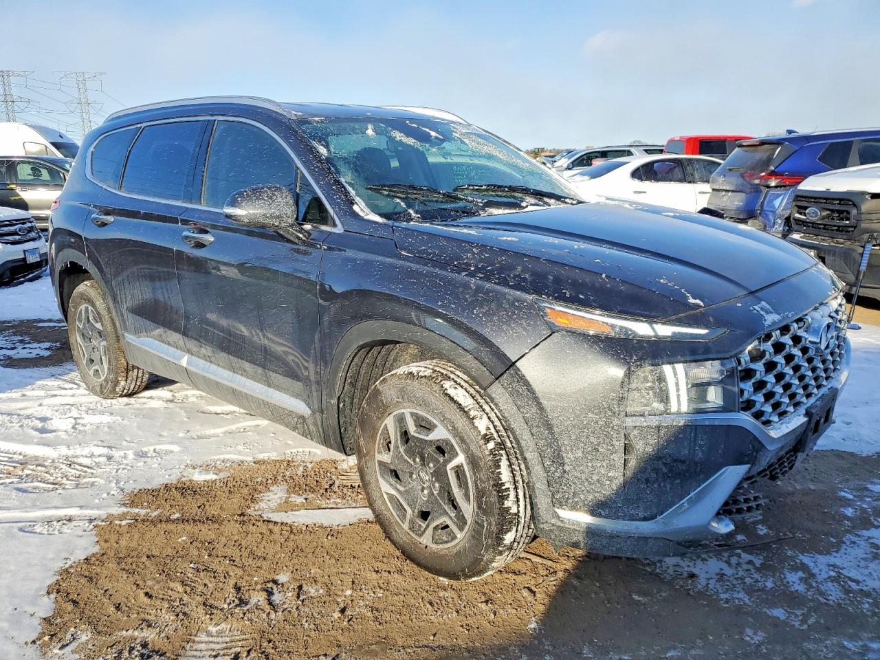 2023 Hyundai Santa Fe Blue - zdjęcie 4