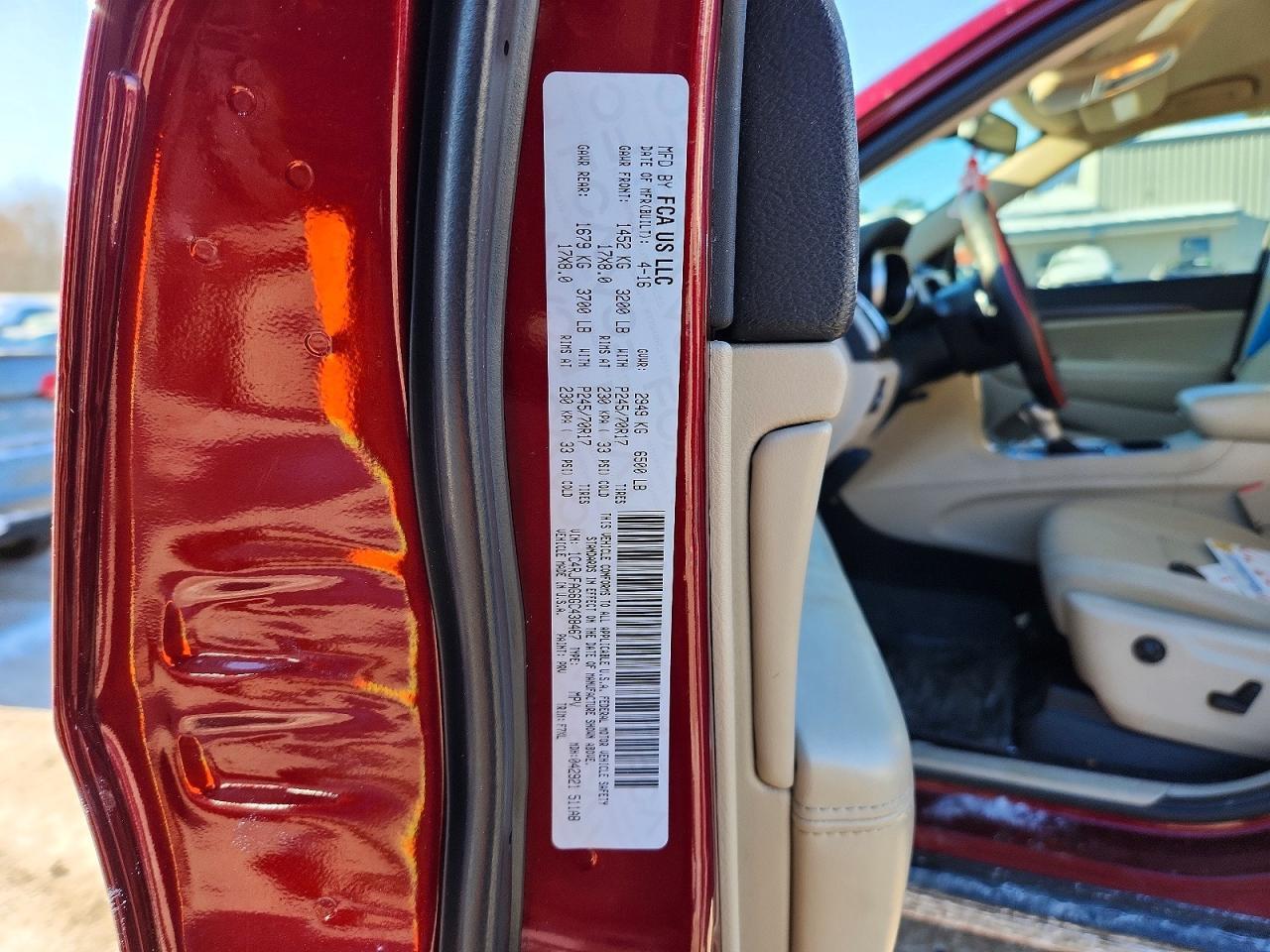 2016 Jeep Grand Cherokee Laredo - zdjęcie 13
