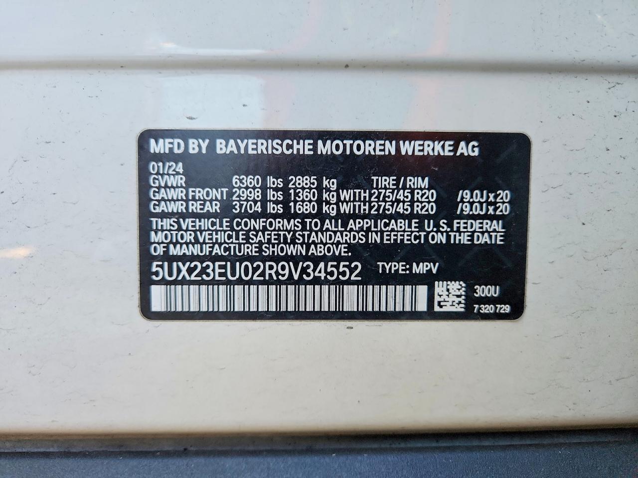 2024 BMW X5 xDrive40I - zdjęcie 13