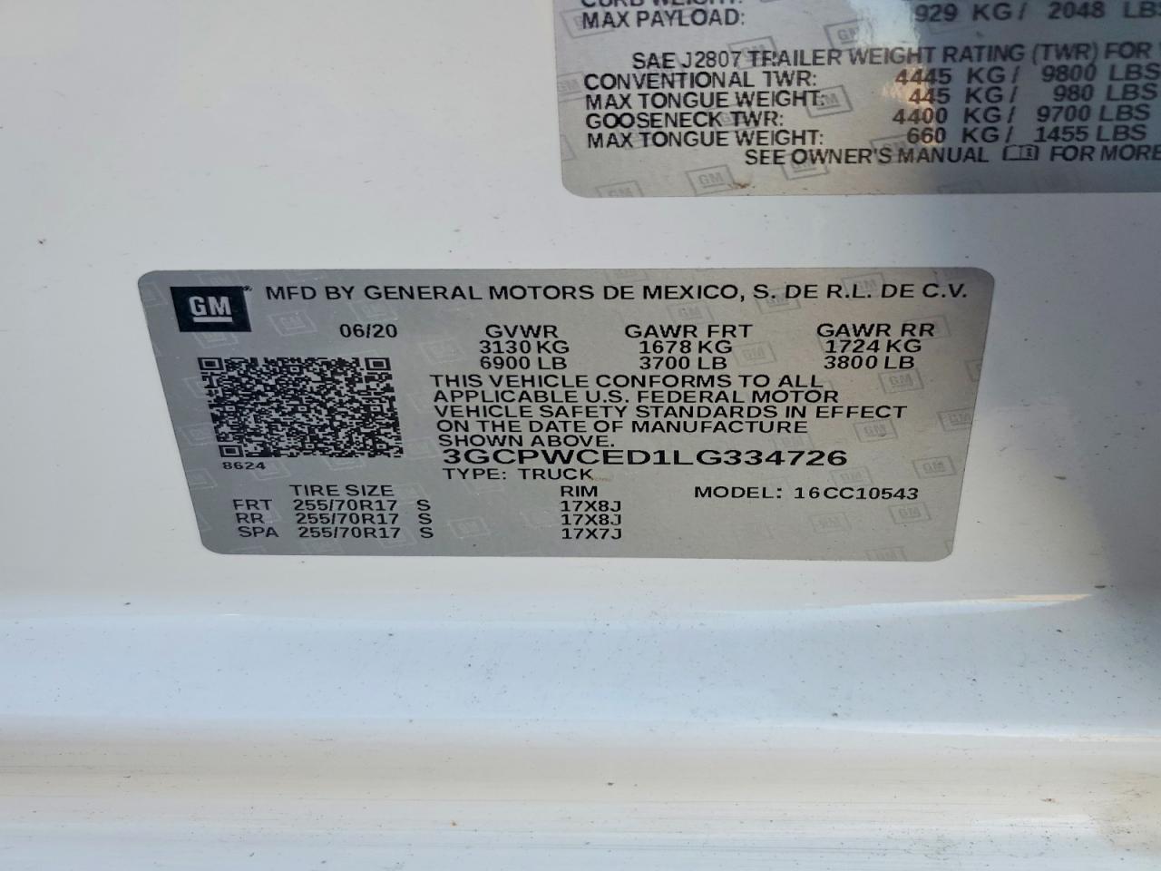 2020 Chevrolet Silverado C1500 Lt - zdjęcie 12