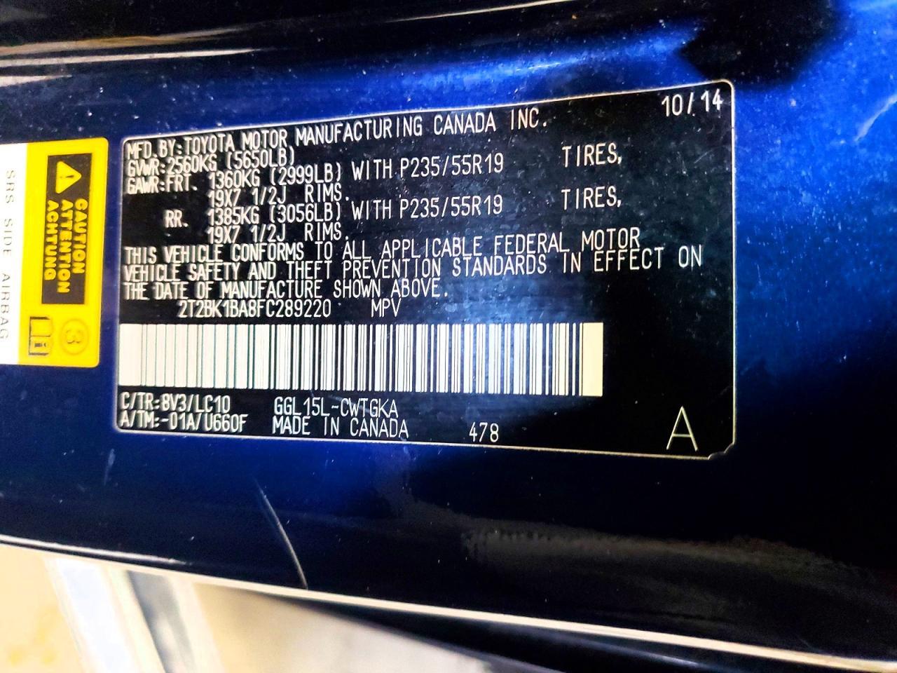 2015 Lexus Rx 350 Base - zdjęcie 14