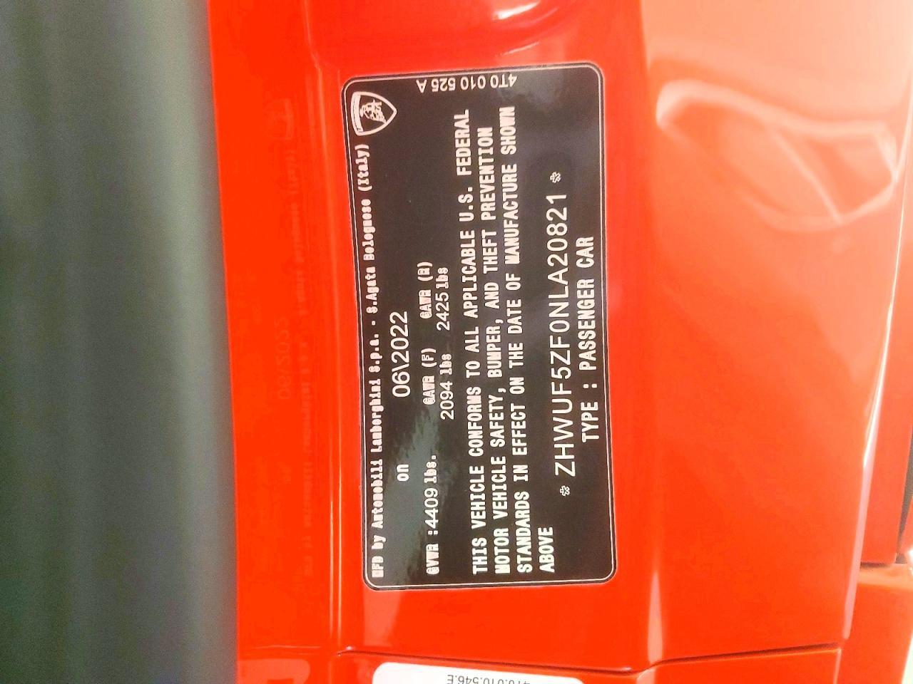 2022 Lamborghini Huracan Evo - zdjęcie 12