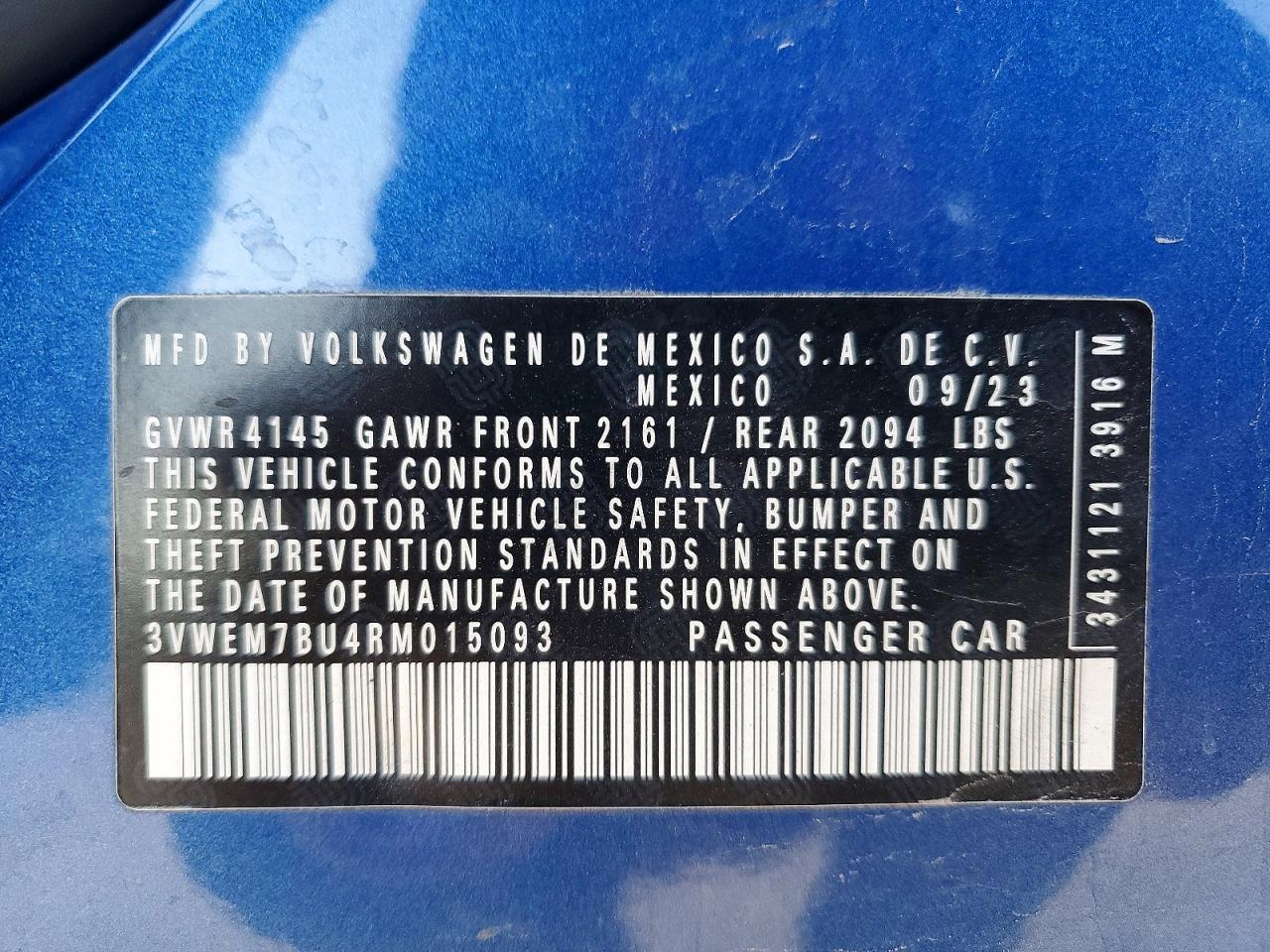 2024 Volkswagen Jetta Se - zdjęcie 12