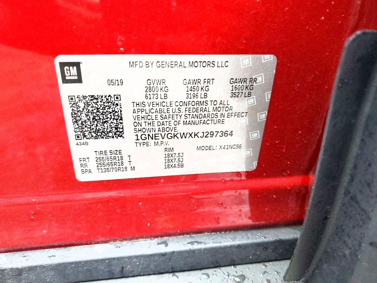 2019 Chevrolet Traverse Lt - zdjęcie 13