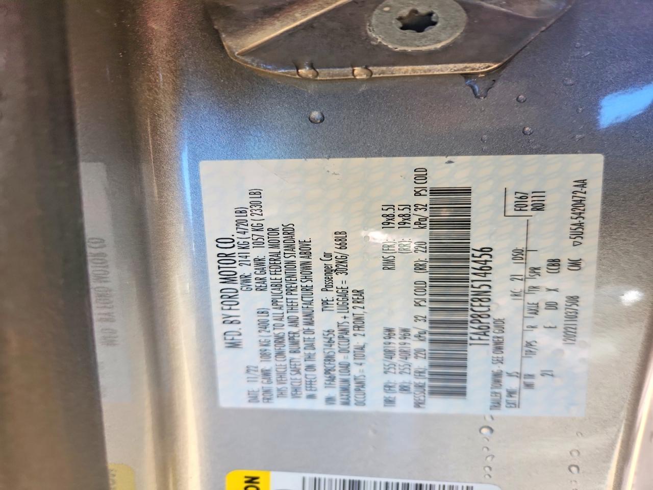 2022 Ford Mustang Gt - zdjęcie 12