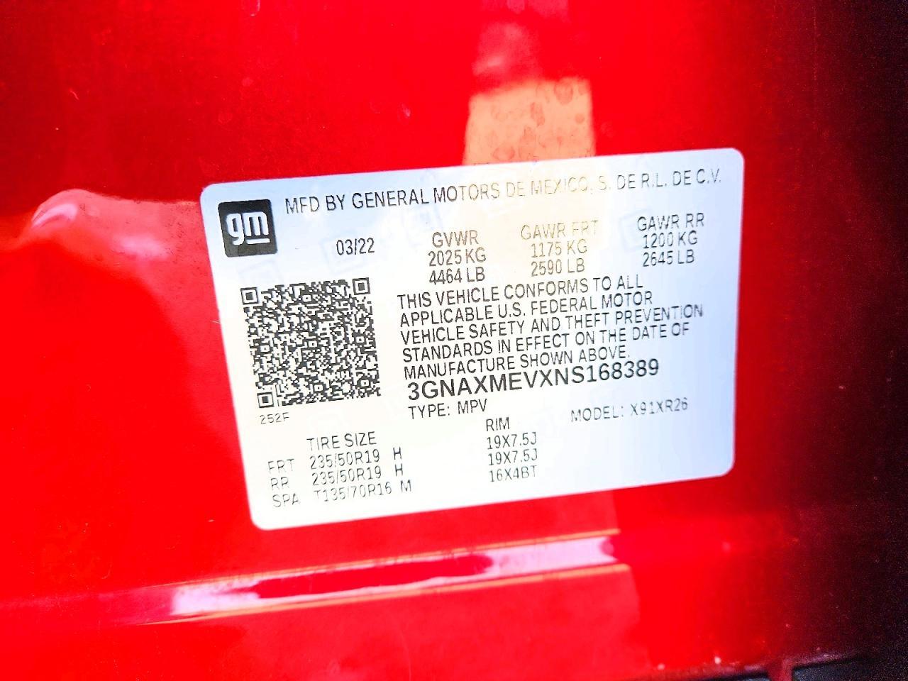 2022 Chevrolet Equinox Rs - zdjęcie 13