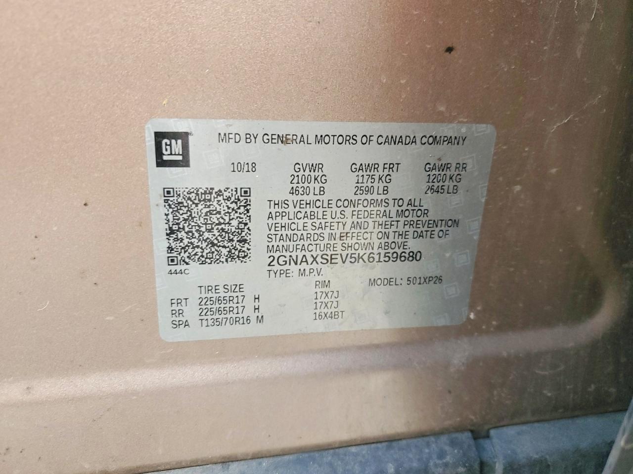 2019 Chevrolet Equinox Ls - zdjęcie 13