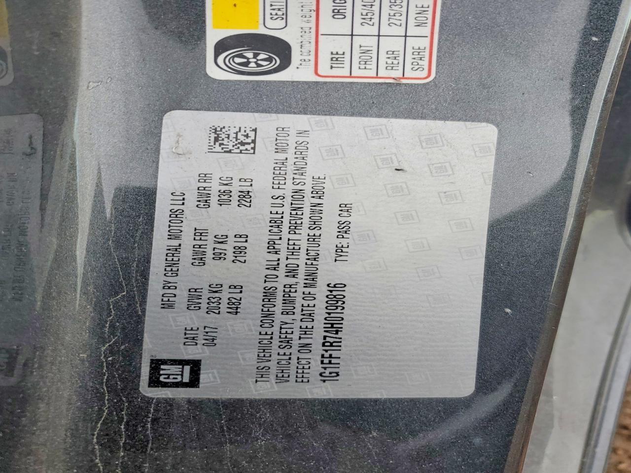 2017 Chevrolet Camaro Ss - zdjęcie 12