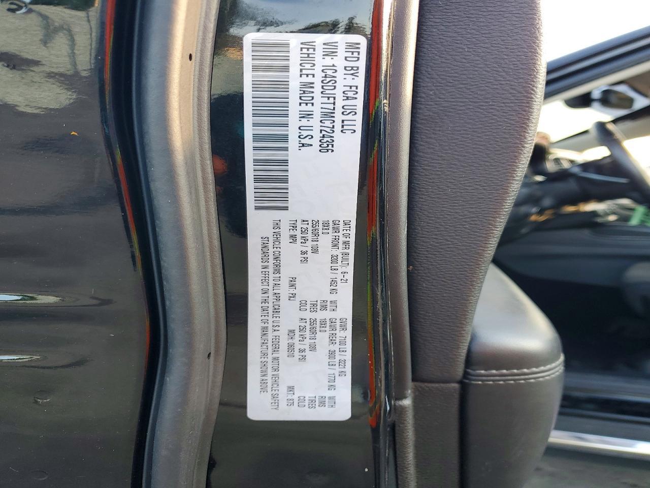 2021 Dodge Durango Pursuit Awd 5.7L V-8 Hemi - zdjęcie 13