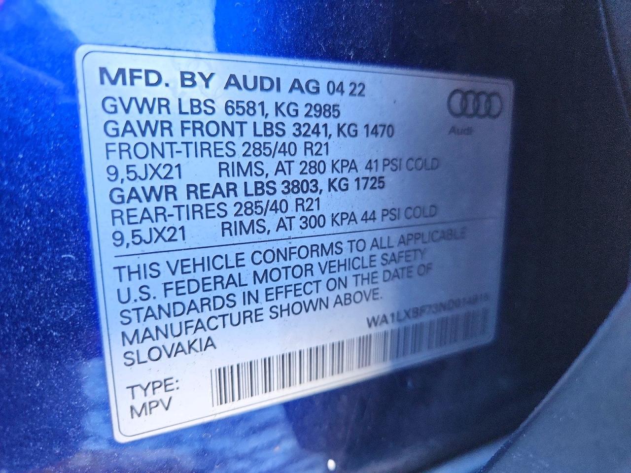 2022 Audi Q7 Premium Plus - zdjęcie 12