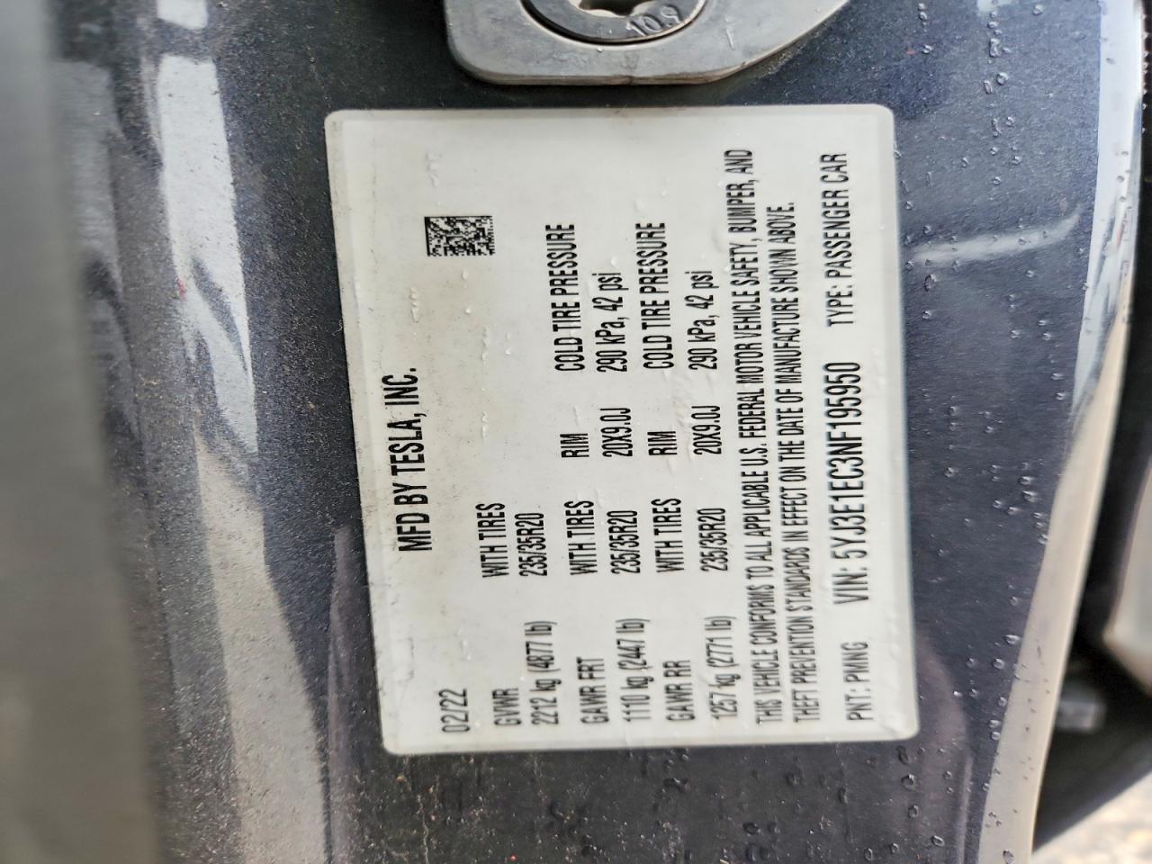 2022 Tesla Model 3 - zdjęcie 12