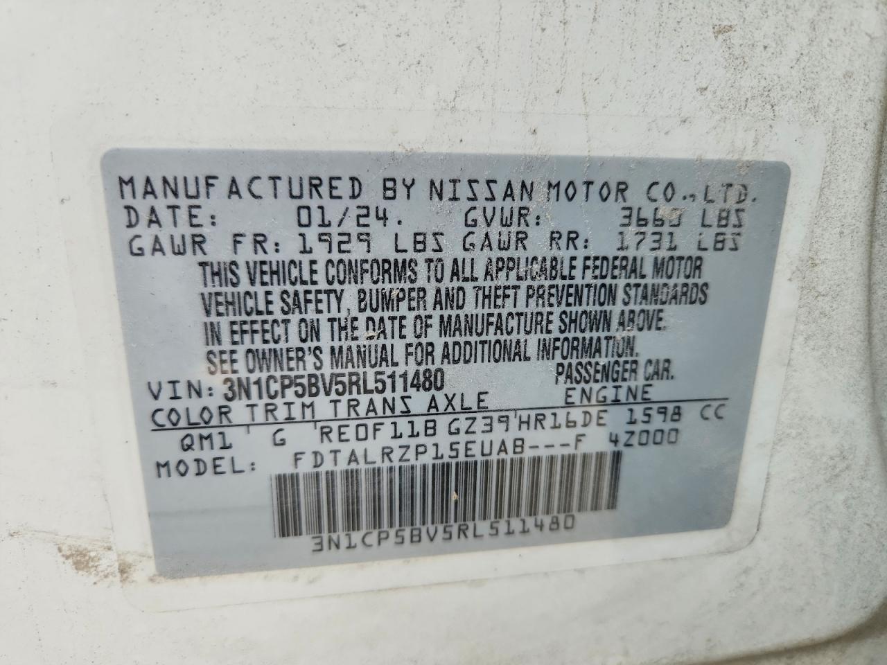 2024 Nissan Kicks S - zdjęcie 13